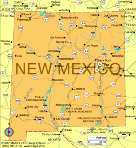 latest new mexico map